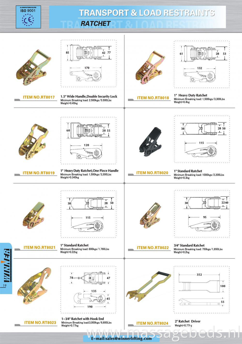 ratchet e catalogue